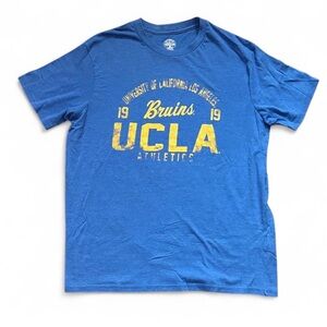 Rivalry Threads x UCLA Bruins Blue & Yellow Collegiate Graphic Tee — LARGE